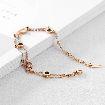 Pulseira Lokaer de Senhora Dupla Face em Aço Inoxidável