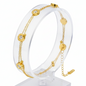 Pulseira Roman Elegance – Aço Inoxidável Banhado a Ouro 18K