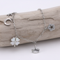Pulseira Amuletos Silver Edition – Aço Inoxidável e Madrepérola