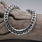 Pulseira de Homem em Aço Inoxidável, Corrente