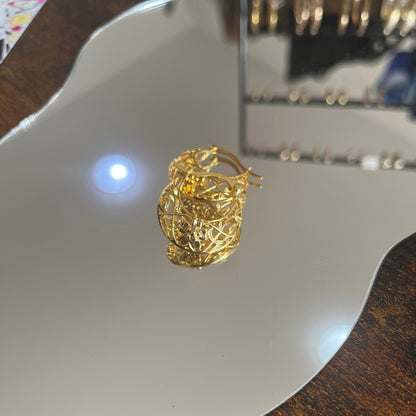 Argolas em Ouro Laminado 10K
