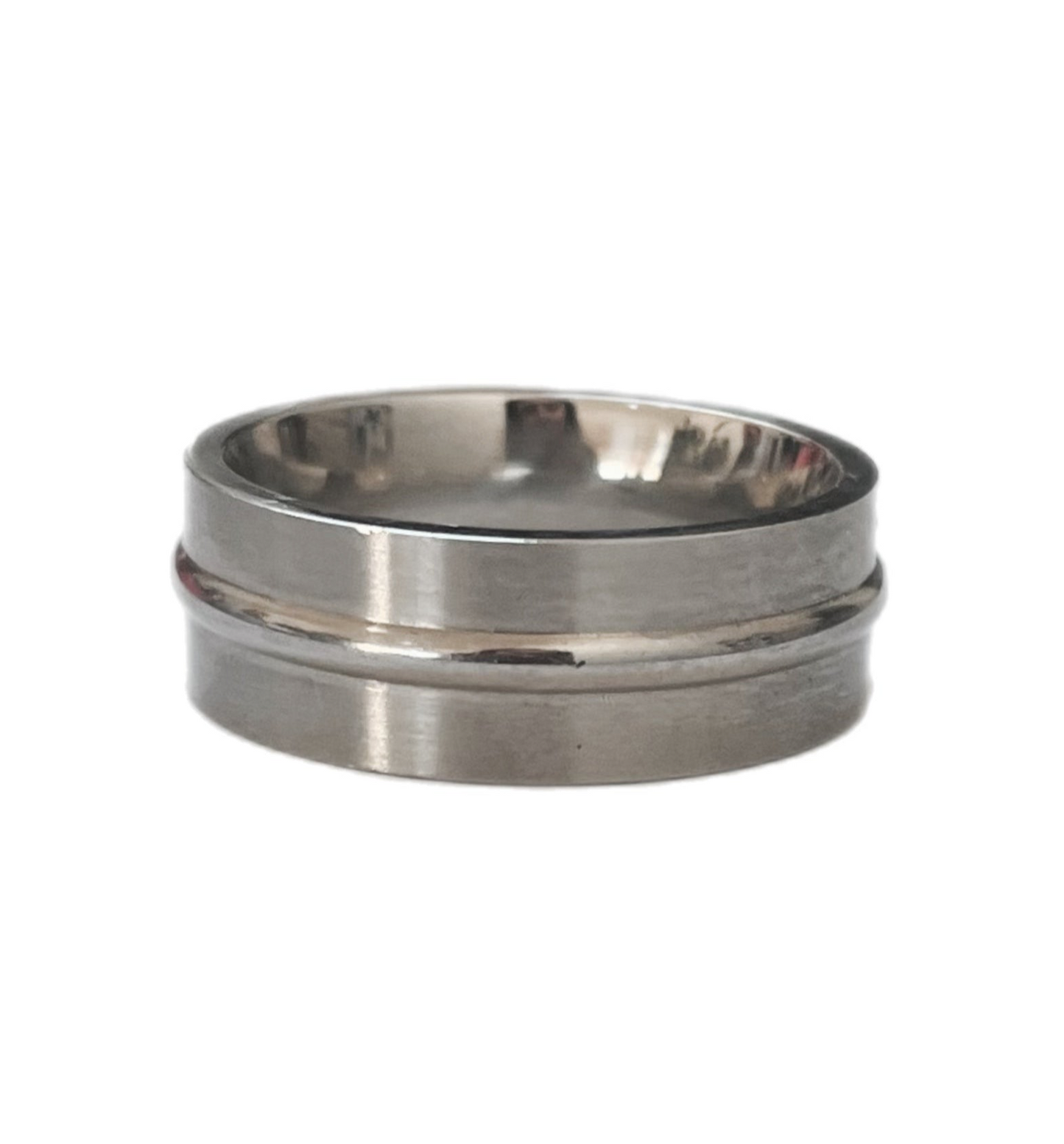 Anel de Homem em Aço Inoxidável Grosso