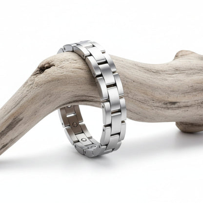 Pulseira de Homem em Aço Inoxidável, Saúde Magnética