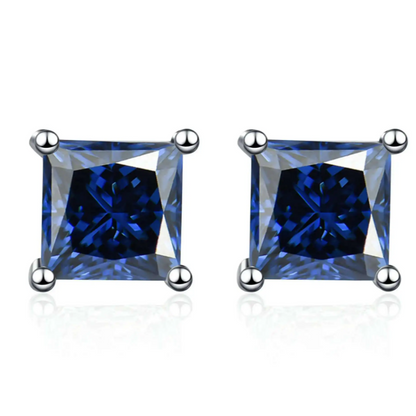 Brincos em Ouro Laminado Branco 18K com Zicônia