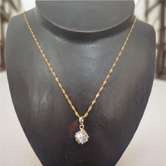 Colar de Senhora Swarovski com Pendente Bola feito Quatrzo
