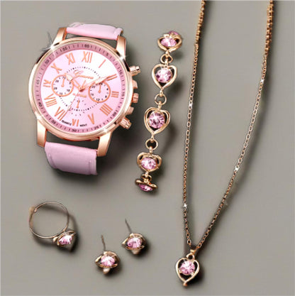 Conjunto de Senhora/Adolescente Geneva Rosa