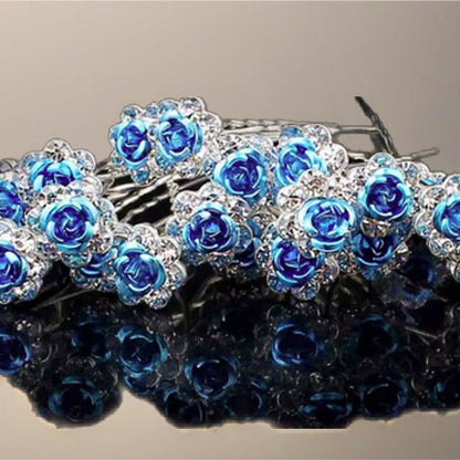 Grampo Flor Azul
