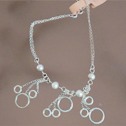 Pulseira de Senhora em Prata, Tiffany Argolas