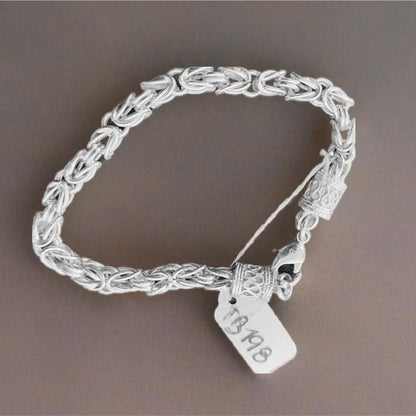 Pulseira de Senhora em Prata, Corrente Fina