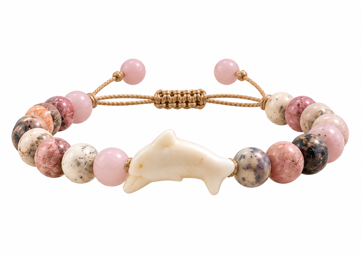 Pulseira Ajustável com Tartaruga Marinha e Contas Coloridas – Estilo Boho | Mar e Vida