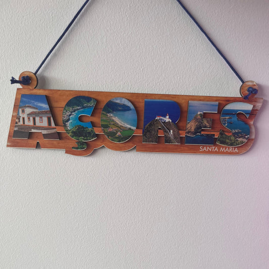 Placa decorativa Açores, Santa Maria