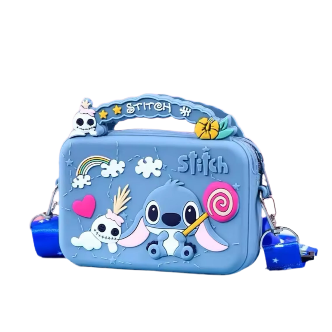 Mini Bolsa do Stitch em Silicone