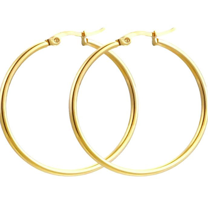 Argolas de Senhora em Aço Inoxidável
