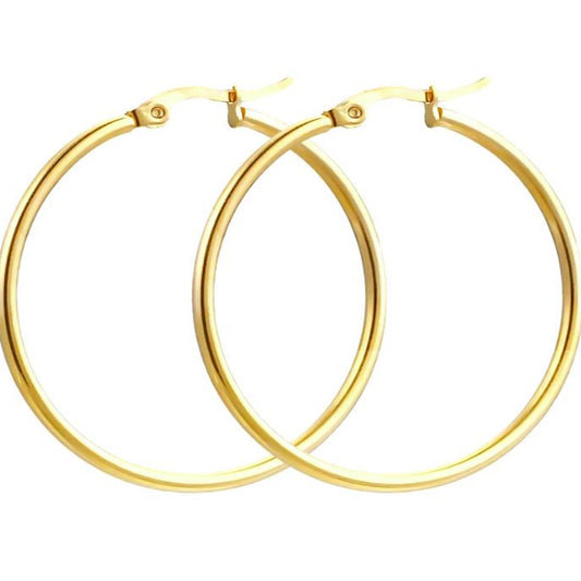 Argolas de Senhora em Aço Inoxidável