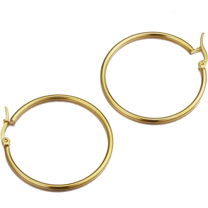 Argolas de Senhora em Aço Inoxidável