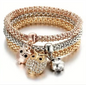 Conjunto 3 Pulseiras "Coruja" – O Brilho Tricolor no Seu Pulso (Copie)