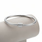 Bracelet Classique pour Femme Argenté en Acier Inoxydable avec Zircons Cubiques