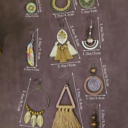 Brincos de Senhora, Boho Geométricos