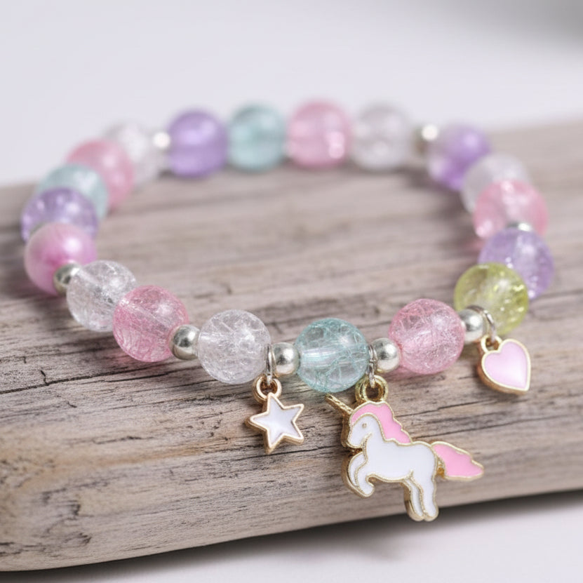Pulseira "Reino dos Unicórnios" – Um Toque de Magia no Pulso