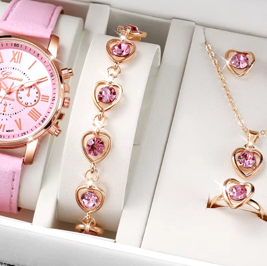 Conjunto de Senhora/Adolescente Geneva Rosa