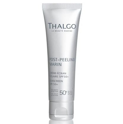 Thalgo - Creme Protetor Solar SPF50+ – Pós-Peeling Marinho | 50 ml