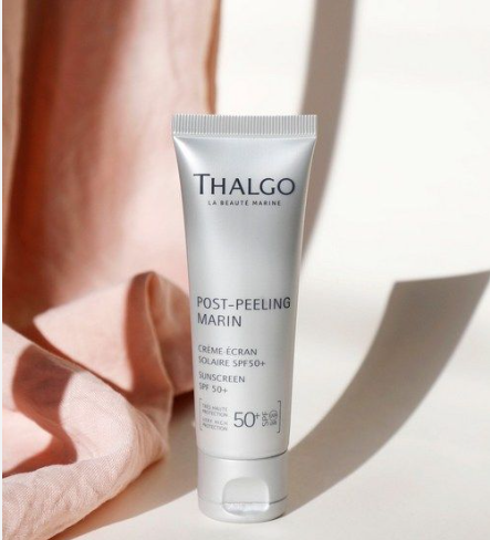 Thalgo - Creme Protetor Solar SPF50+ – Pós-Peeling Marinho | 50 ml