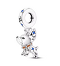 Sterling Silver Bead, French Bulldog
