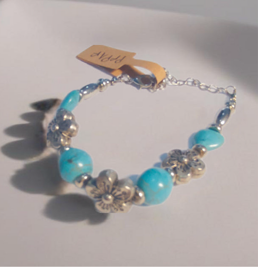Pulseira de Senhora em Fantasia, Flores