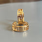 Argolas Pequenas em Ouro Laminado 10K, Tipo Versace