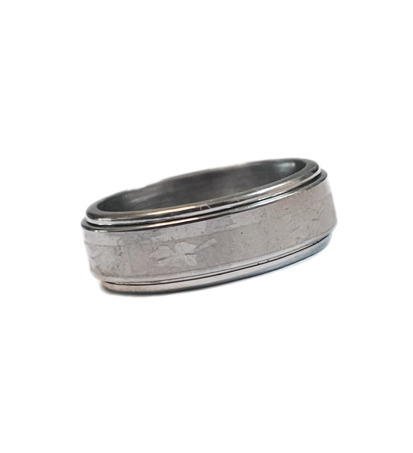 Anel Anti-Stress em Aço Inoxidável, Trevo