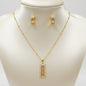 Conjunto de Senhora em Ouro Laminado 14K Versace