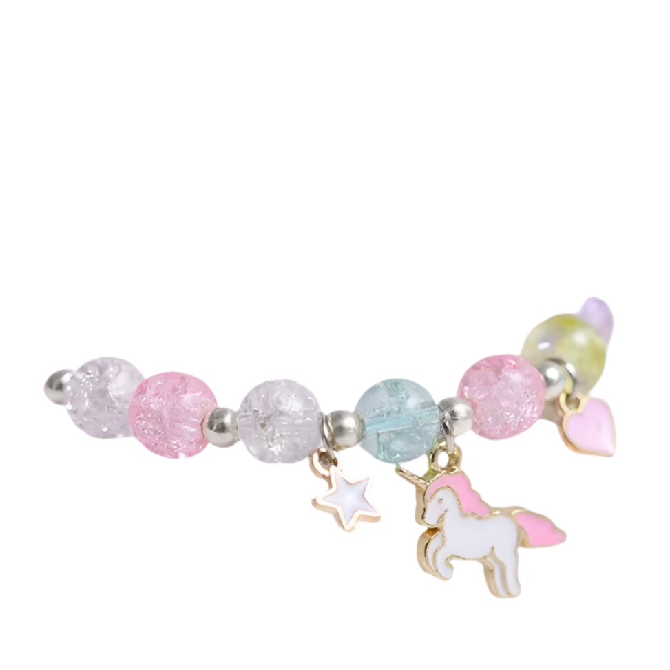 Pulseira de Criança em Resina, Unicórnio