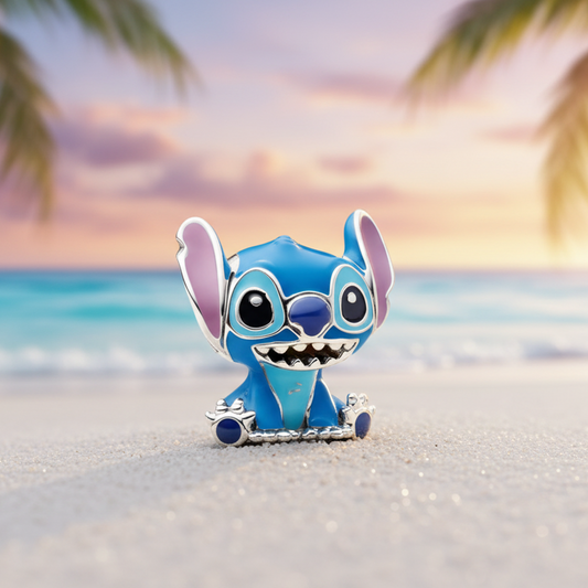 Conta em Prata 925, Stitch da Disney