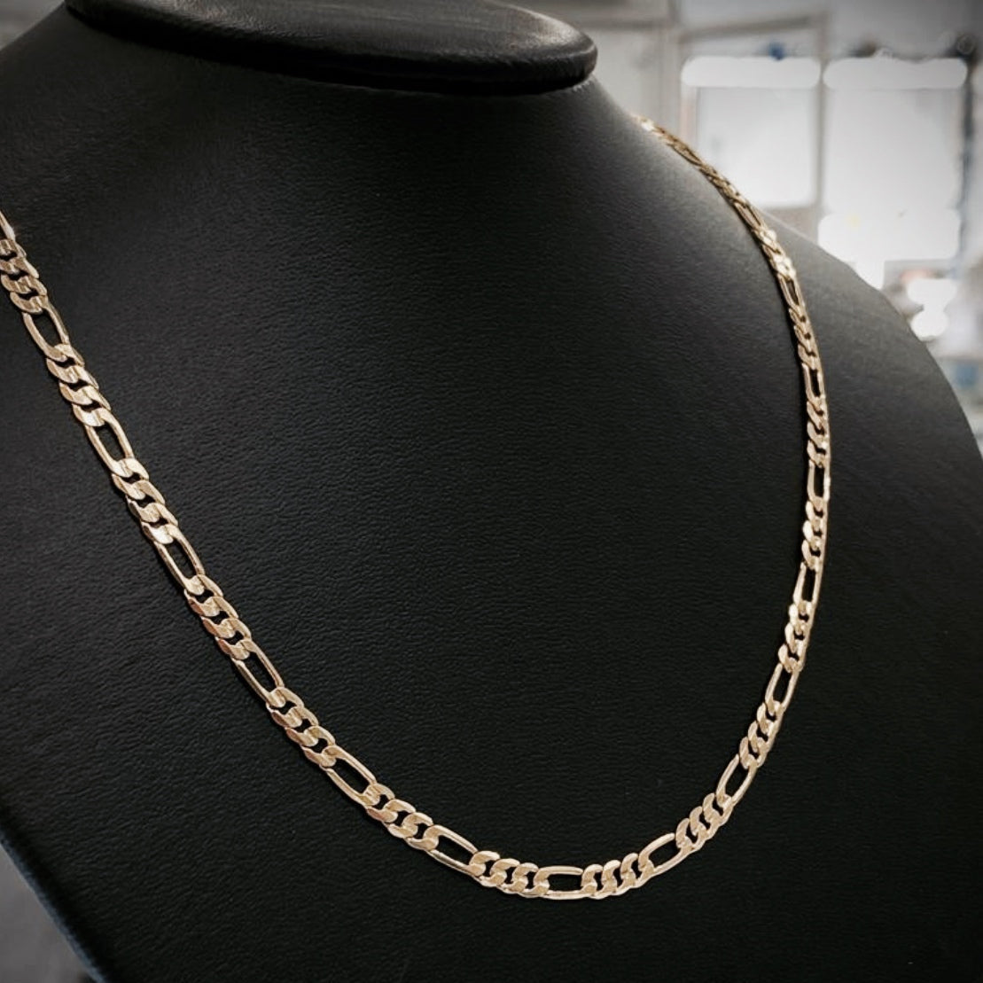 Colar de Homem em Ouro Laminado Rosa 14K