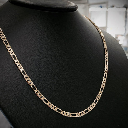 Colar de Homem em Ouro Laminado Rosa 14K