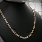 Colar de Homem em Ouro Laminado Rosa 14K