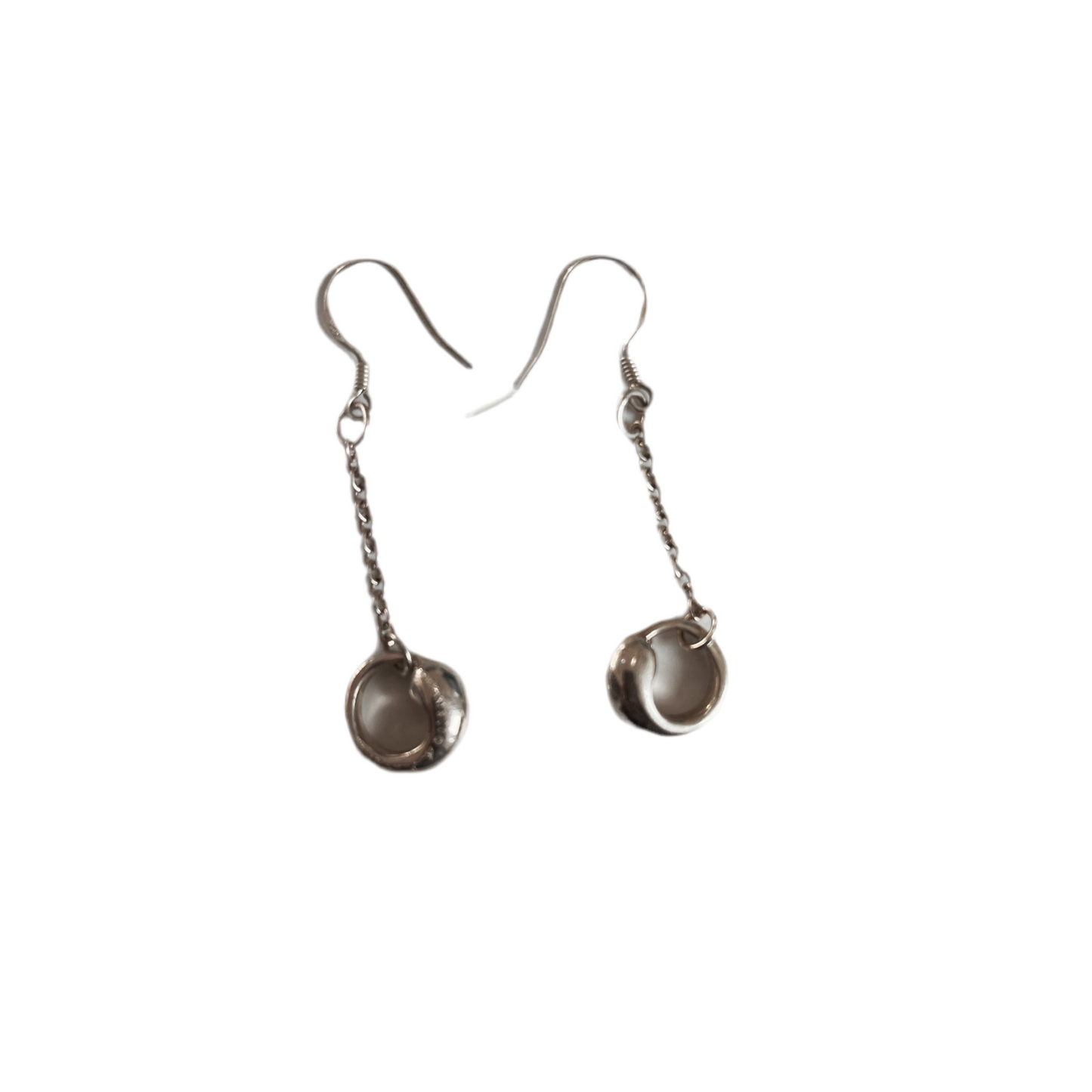 Brincos de Senhroa em Prata 925, Tiffany & Co Argola Caída