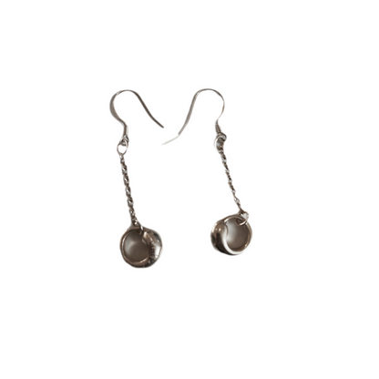 Brincos de Senhroa em Prata 925, Tiffany & Co Argola Caída