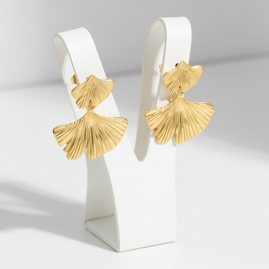 Brinco em Aço Inoxidável, Concha Caída