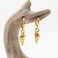 Boucles d'oreilles Búzio Gold – Collection Mer et Vie