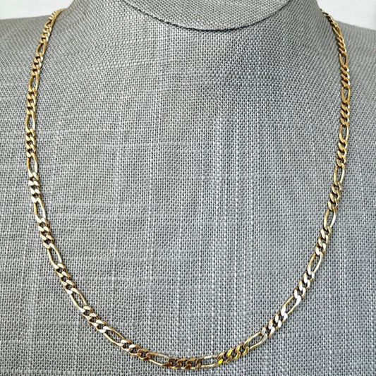 Colar de Homem em Ouro Laminado 14K, Corrente Fina