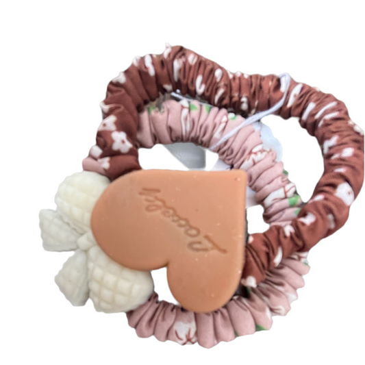 Conjunto Elásticos Cabelo, 2 Peças Desenhos