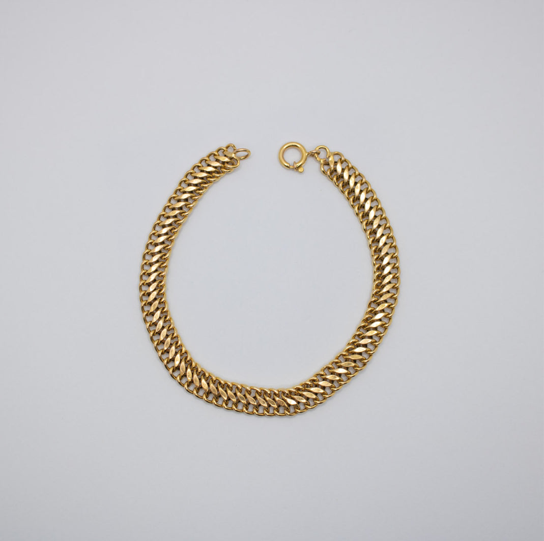 Pulseira de Homem em Ouro Laminado 10K, Corrente