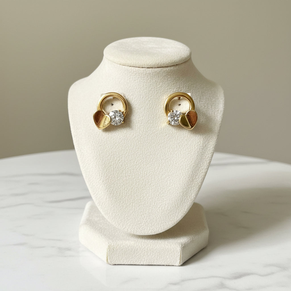 Boucles d'oreilles pour Femme, Arc Cœur