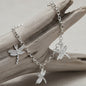 Bracelet en Argent 925, Libellules en cristal de zircon