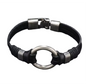 Pulseira de Homem em Pele Genuína e Aço Inoxidável