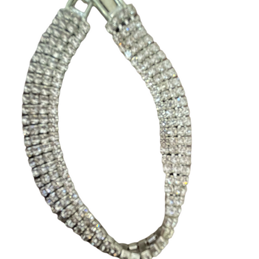 Pulseira de Senhora em Ouro Laminado 10K, Cor Prata