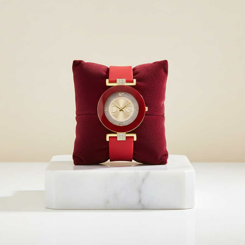 Relógio Feminino, DQG Vermelho