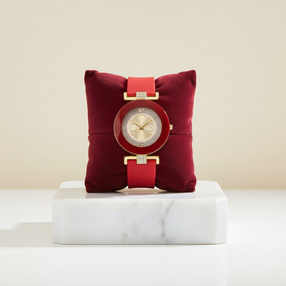 Relógio Feminino, DQG Vermelho