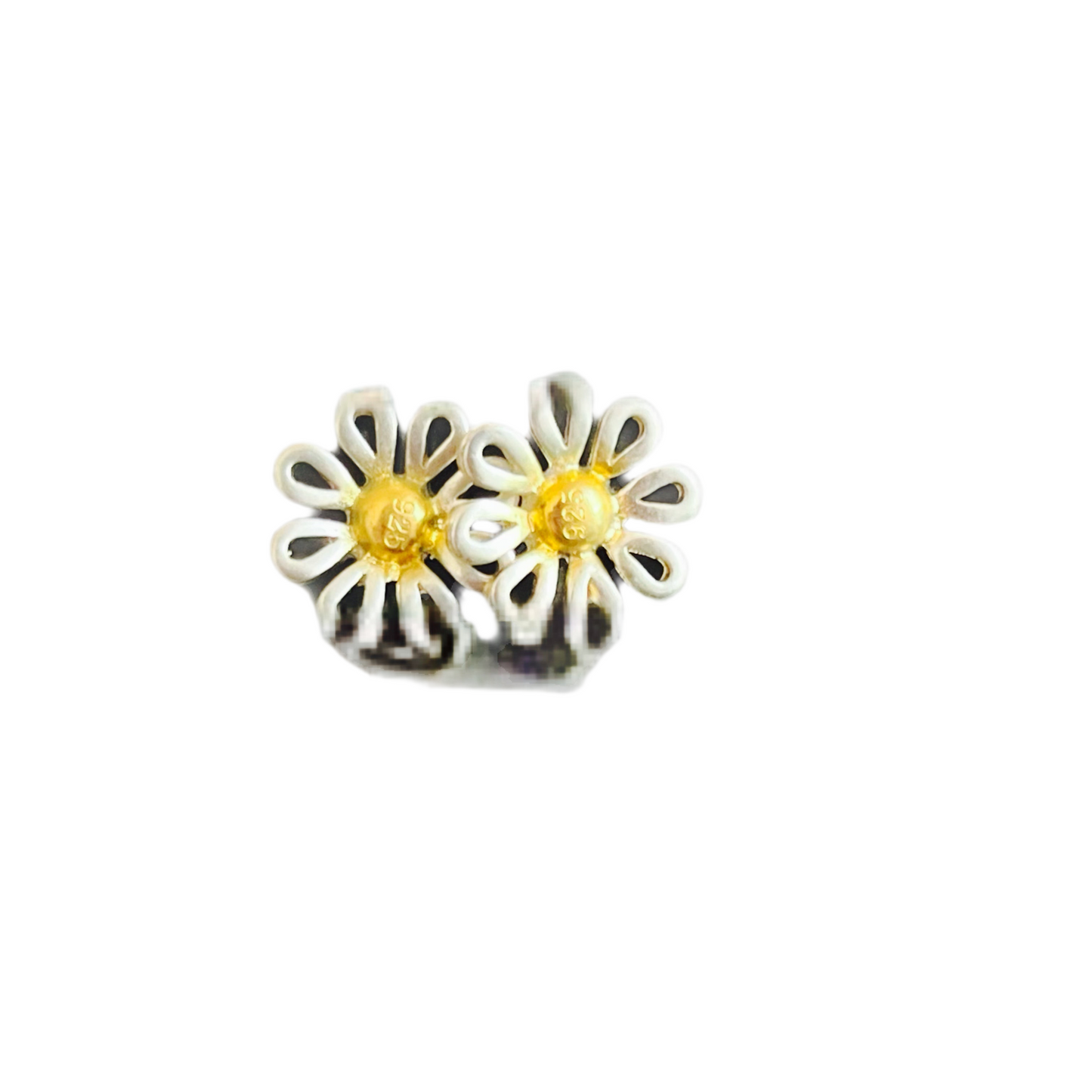 Brincos de Senhora em Prata 925, Flor